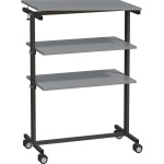 # Projektionswagen, 106 cm hoch, 82x45 cm (BxT), 3 Ablageflächen, 